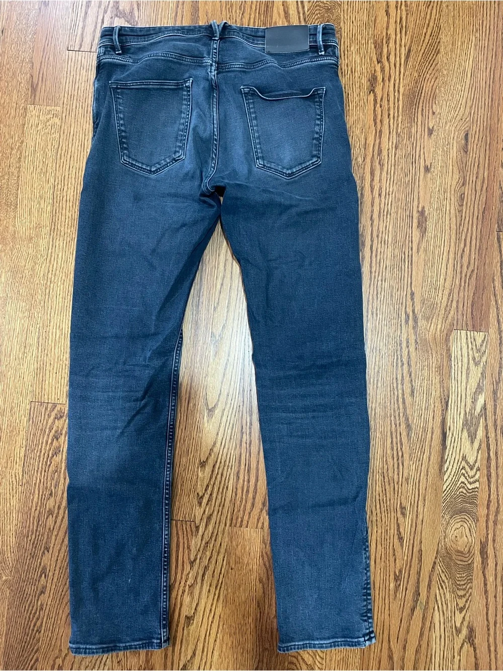 Massimo Dutti Men's Slim Jeans - Dark Blue